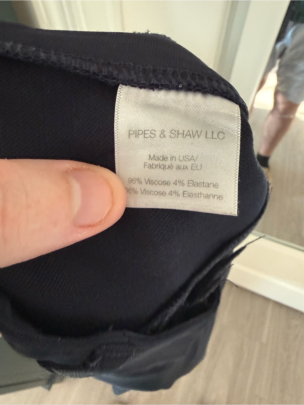 Veronica Beard Dark Navy Blue Zip Pocket Skinny Pants Size 2 Made in USA - Picture 5 of 5